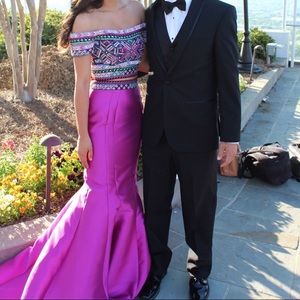 Ellie Wilde Prom Dress: 2 piece